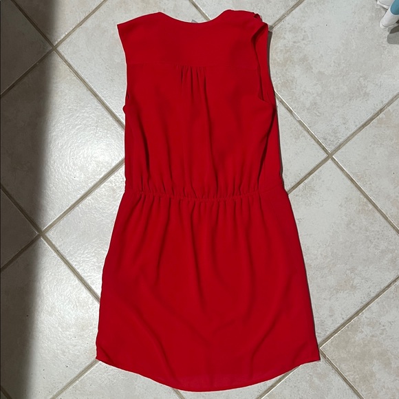 H&M Vibrant Red Ruffle Mini Dress - Picture 5 of 5